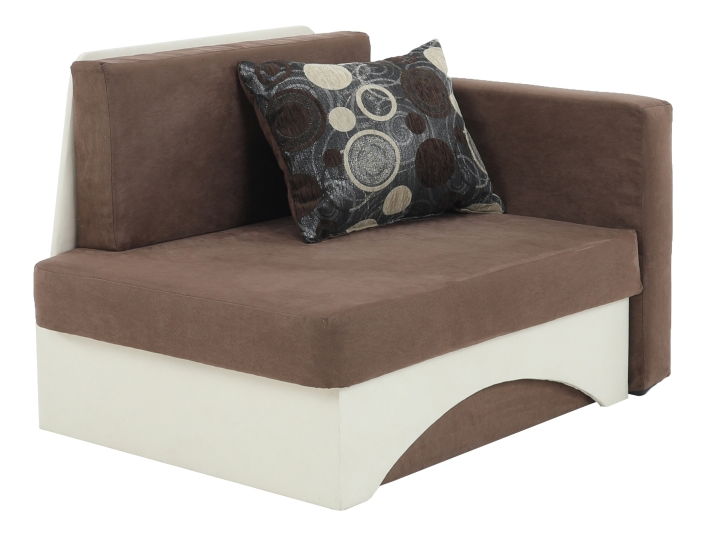 Dětská pohovka Kuboš hnědá + béžová (P)