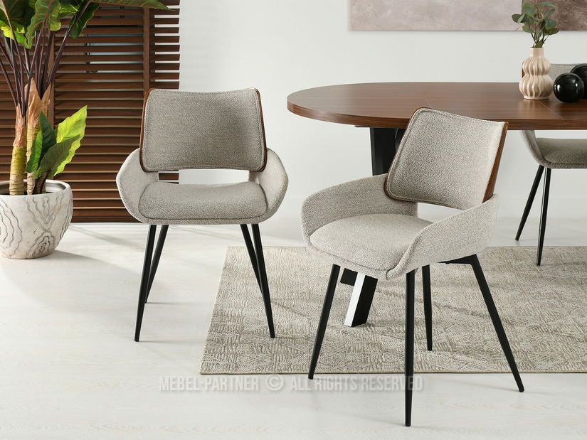 Židle Glen K (béžová + černá)