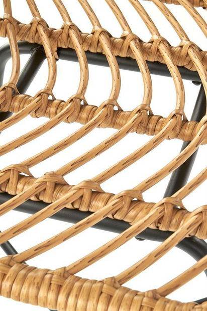 Barová židle Herschel (přírodní + černá)