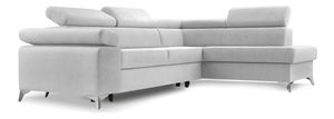 Rohová sedací souprava Madeira (světle šedá) (P)