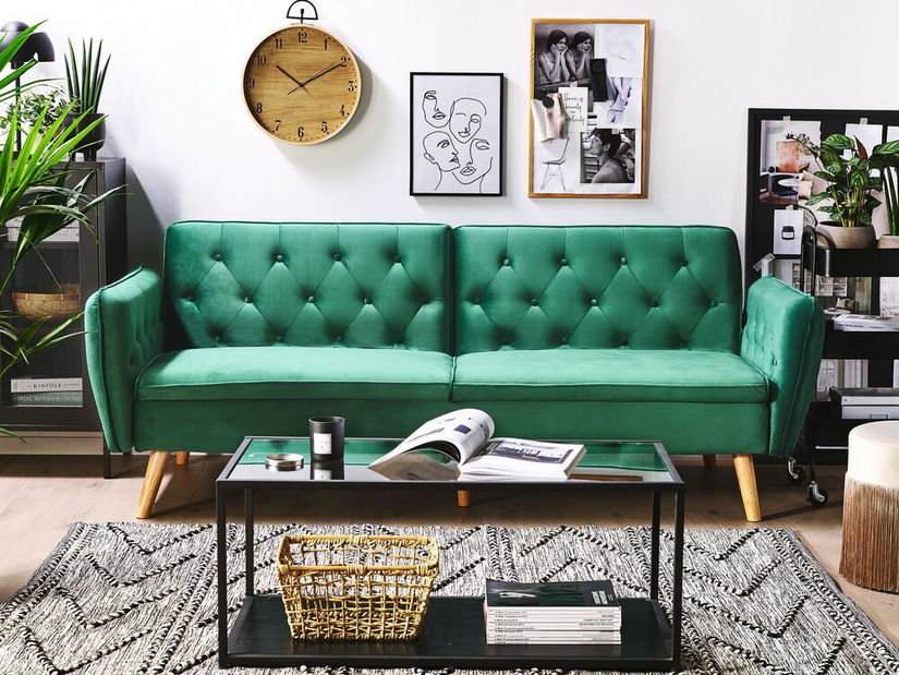 Pohovka BORODA (tmavě zelená)