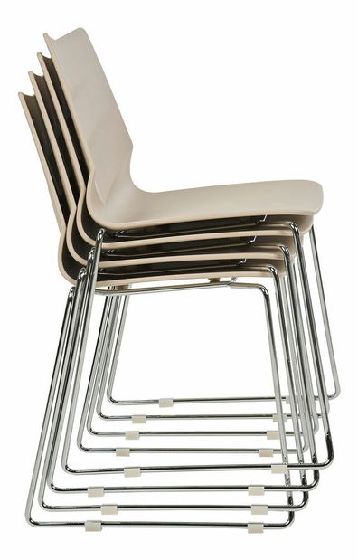 Set 4 ks jídelních židlí Huxley (béžová)