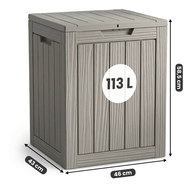 Zahradní box 113 L (šedá)