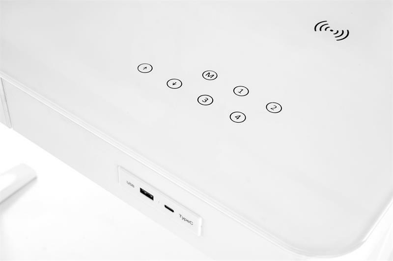 PC stolek Borald (bílá)