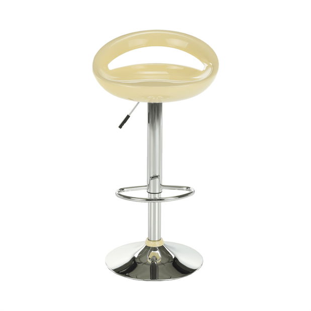 Barová židle Drymen Nove (béžová + chrom)