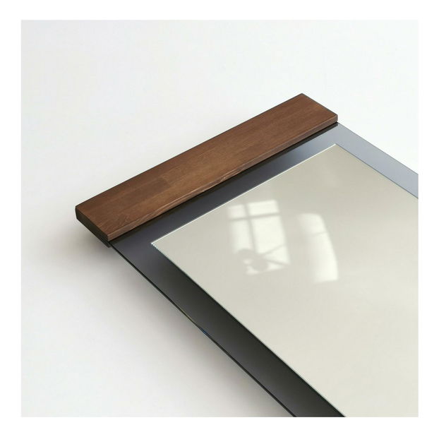 Zrcadlo cheval Vebavi (ořech + kouřová)