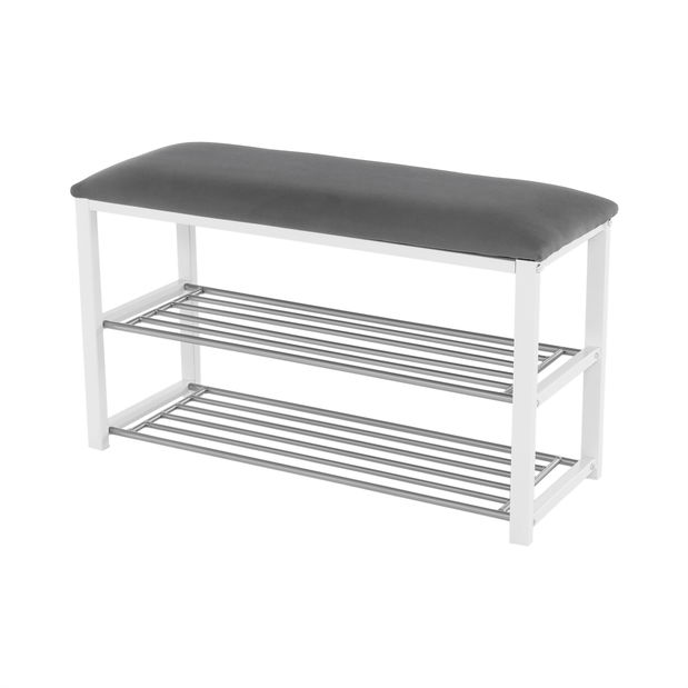 Botník Lelakimusla New (bílá + šedá + chrom)