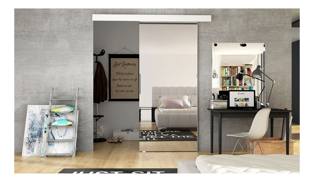 Posuvné dveře Madrazo 2 (bílá matná)