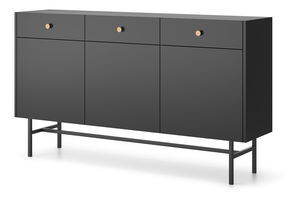 Komoda Desanta 3D3SZ (černá)