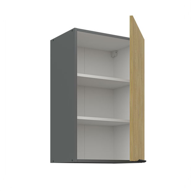 Horní kuchyňská skříňka Carminia 45 G-72 1F (dub cremona + antracit)