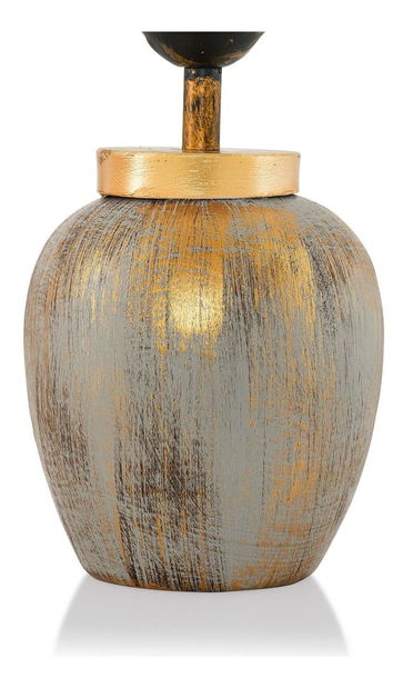 Stolní lampa Rialessta 4 (krémová + zlatá)