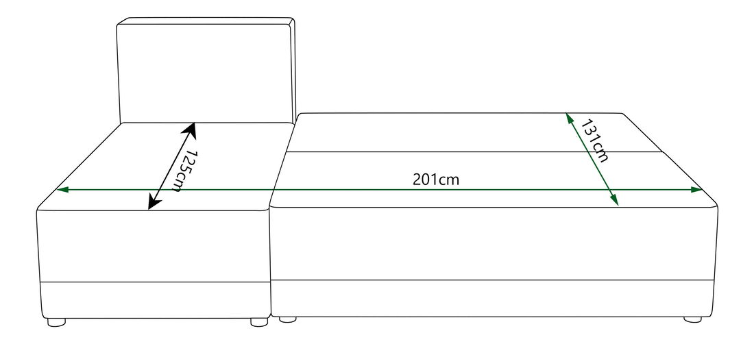 Rohová sedací souprava Stellar L (tmavě šedá + béžová) (P)