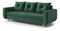 Pohovka třísedačka Maugli (tmavě zelená)