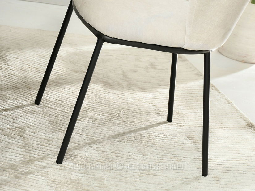 Jídelní židle Koalas (béžová + černá)