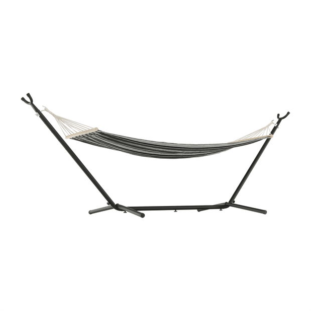 Houpací síť Elena (šedá + bílá)