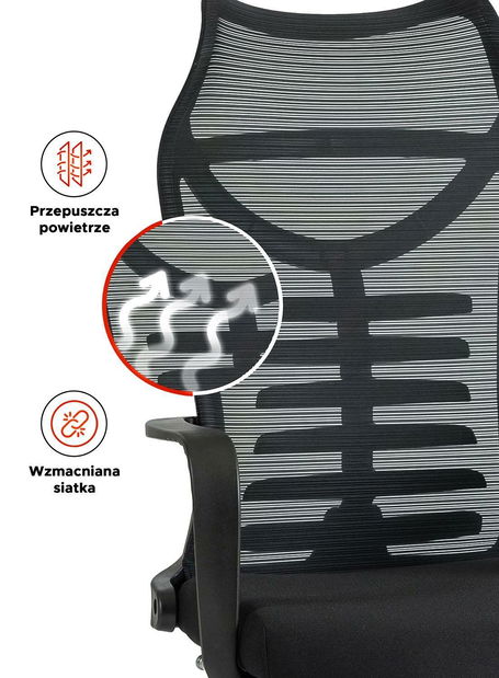 Kancelářské křeslo Atrevido (černá)