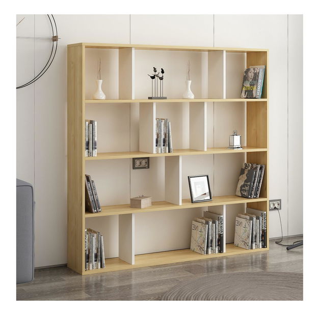 Regál Bilubi (dub + bílá)