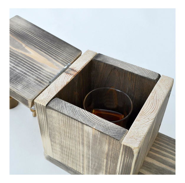 Dávkovač nápojů Libiki 2 (ořech + zlatá)