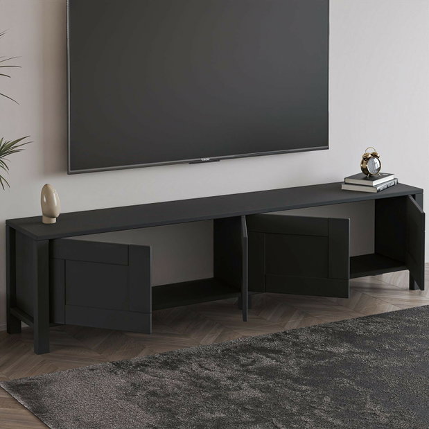  TV stolek/skříňka Vasel (antracit)