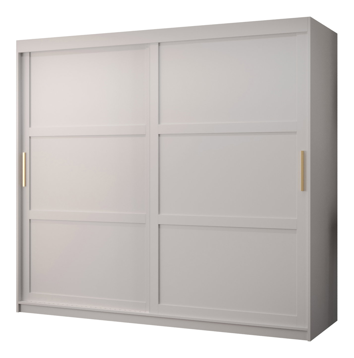 Šatní skříň Riven 1 200 (bílá matná)