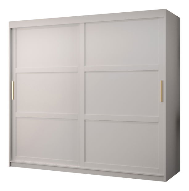 Šatní skříň Riven 1 200 (bílá matná)