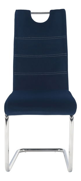 Jídelní židle Canary NEW (modrá + světlé šitie)