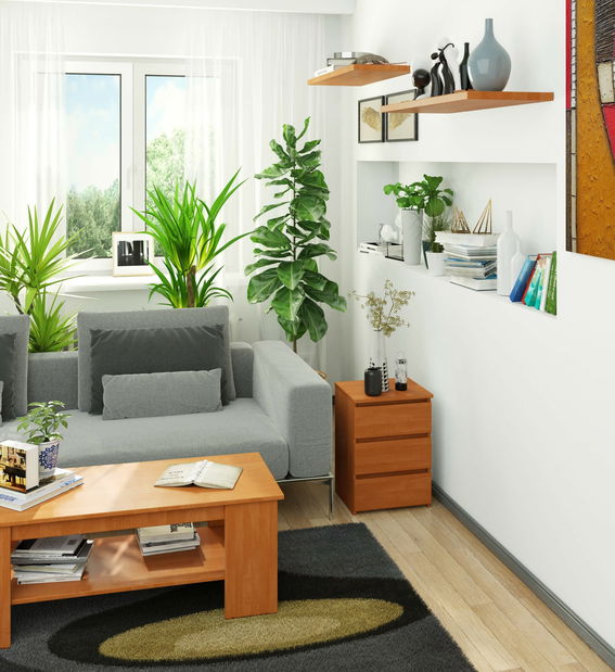 Noční stolek Contragolpe (olše)