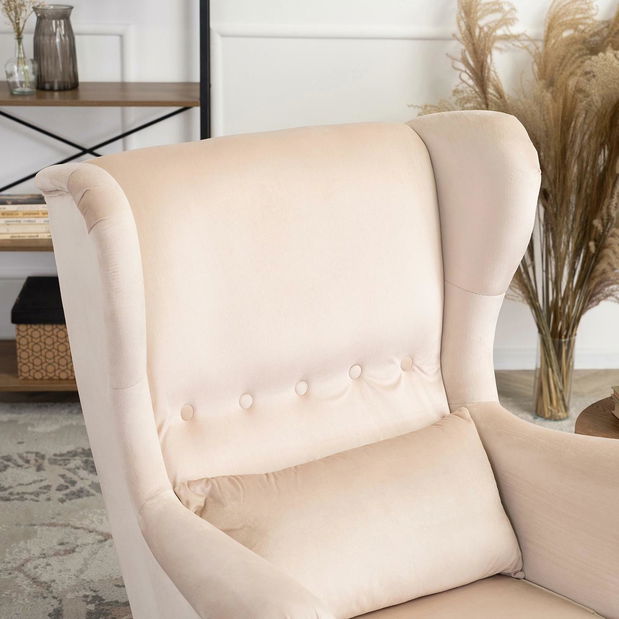 Křeslo Kitch 2 (béžová)