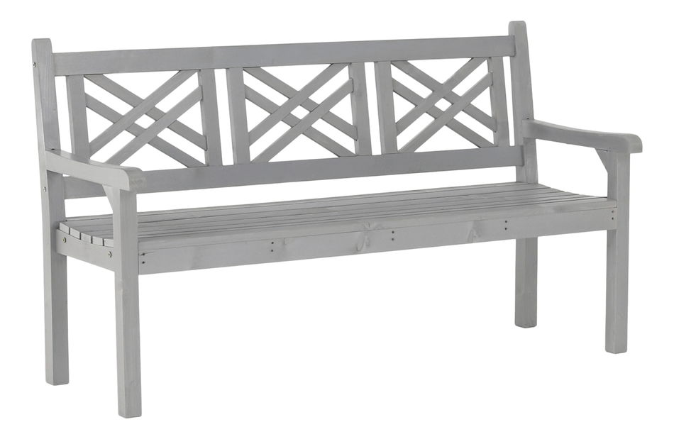 Zahradní lavička Finbona (šedá)