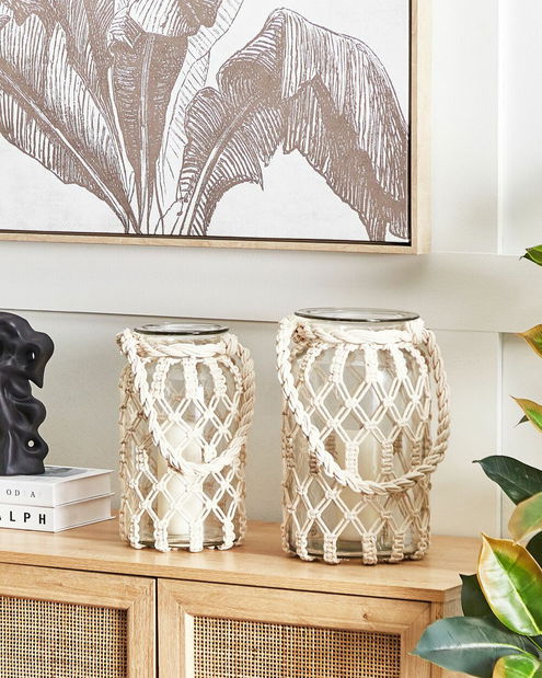 Svícen 28 cm Jalza (bílá)