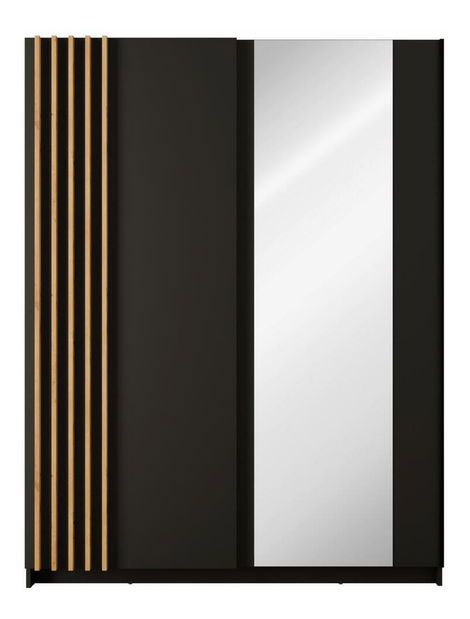 Skříň Bogota 1 (černá + dub artisan)