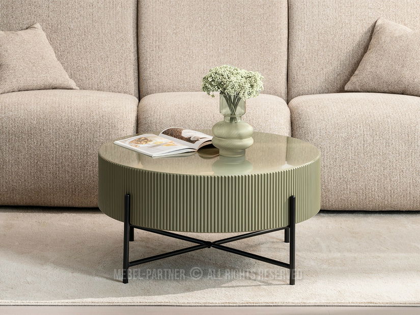 Konferenční stolek Número (zelená + černá)