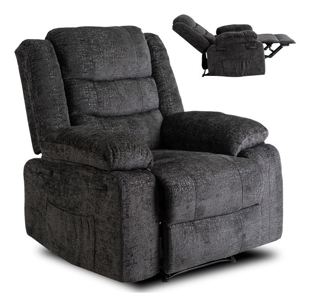 Polohovací křeslo Apoya (černá)