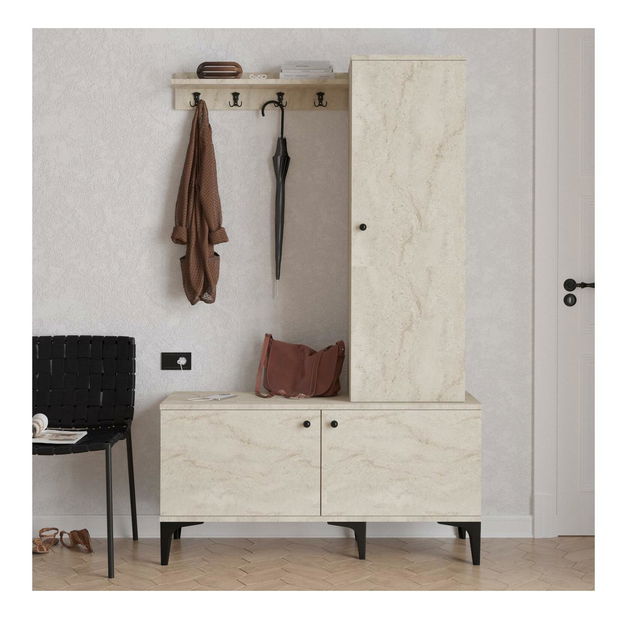 Předsíňová sestava Aliex 11 (travertin)