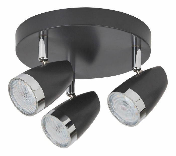 Bodové svítidlo Karen 6514 (antracit + šedá + chromová)