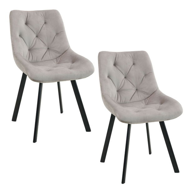 Set 2 ks. Jídelních židlí Cajon (béžová)