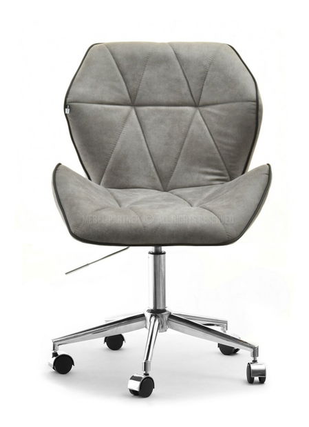 Křeslo Velma M (šedá + černá)