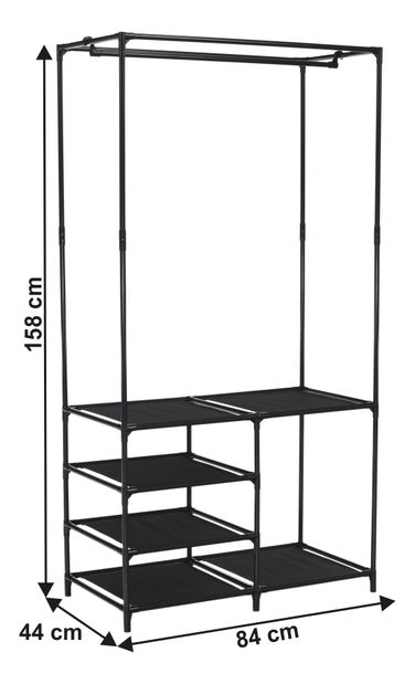 Šatní regál Entris