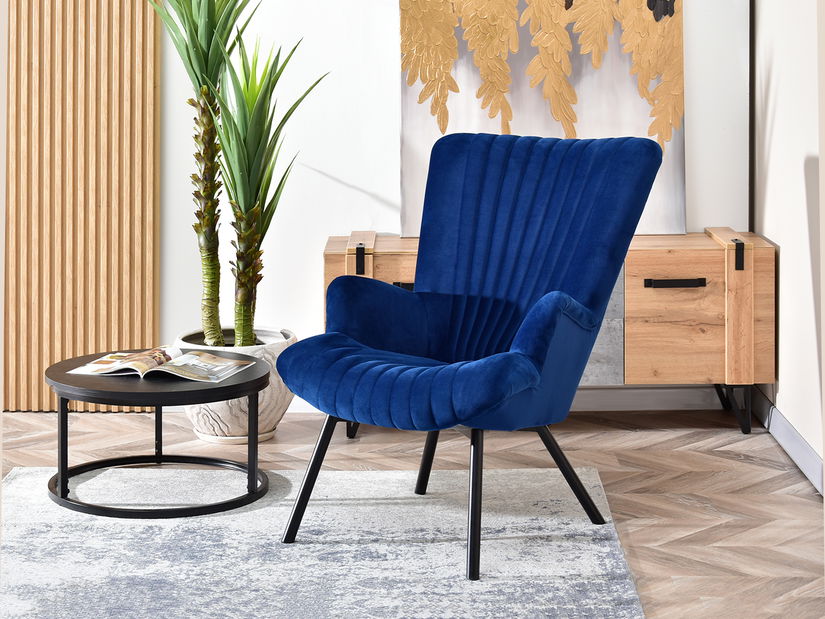 Designové křeslo Lanzaris (zlatá)