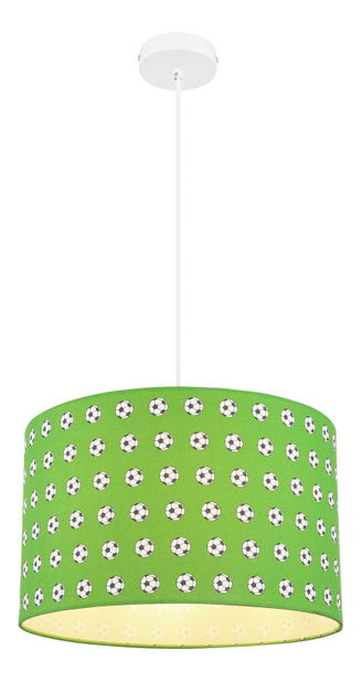 Závěsné svítidlo LEMMI 54009H (dětské) (zelené + fotbalový vzor)