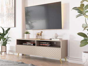 TV skříňka/stolek Baranto 2K (písková béžová)