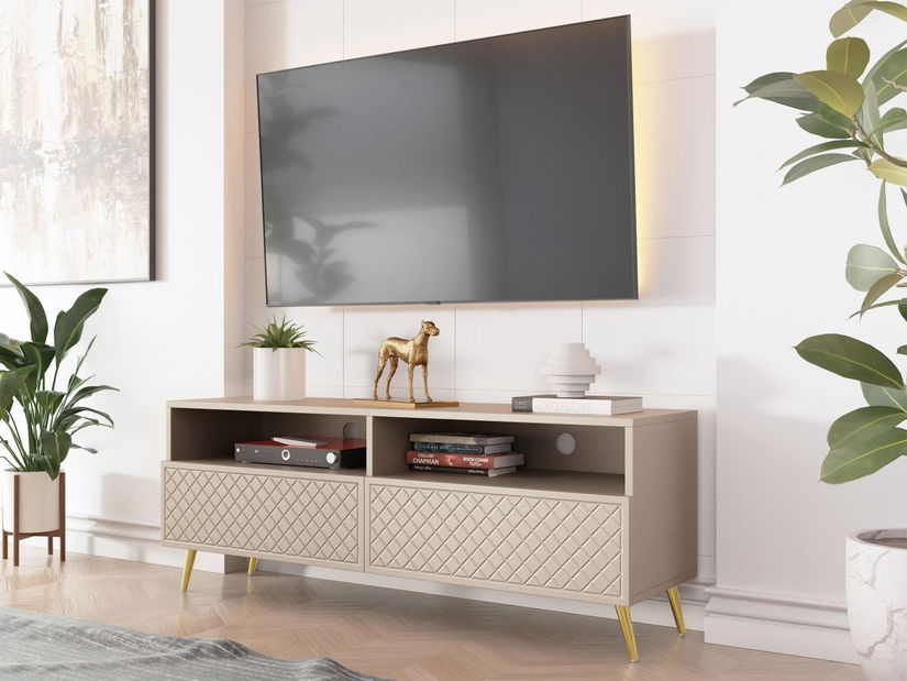 TV skříňka/stolek Baranto 2K (písková béžová)