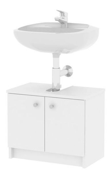 Koupelnová skříňka pod umyvadlo Tarika Si02 2D bílá