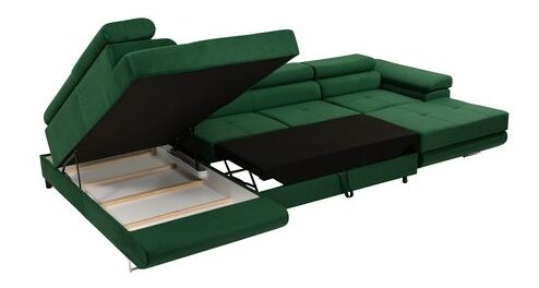 Rohová sedačka U Terazuro Bis (šedá) (s úl. prostorem) (P)