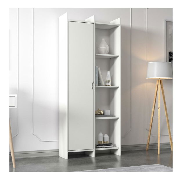 Policová skříň Ofende (bílá)