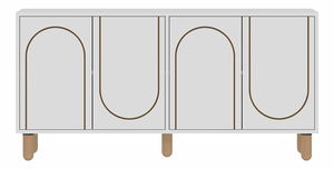 Komoda Veronico K (bílá)