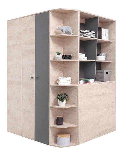 Rohová skříň Liara (P) *výprodej