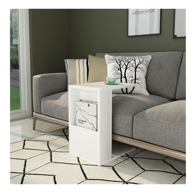 Příruční stolek Mimise (bílá)