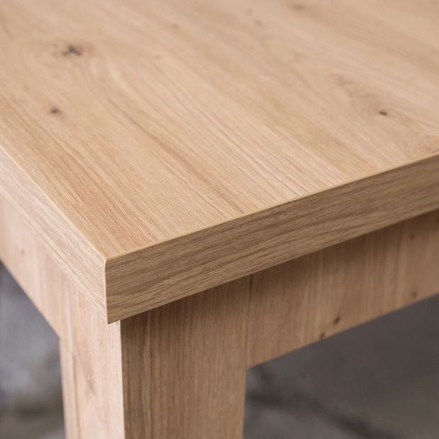 Rozkládací jídelní stůl Seguiremos (dub artisan) (pro 4-6 osob)