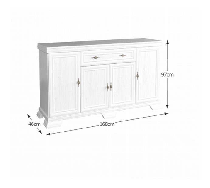 Komoda Kraz KK4 (sosna andersen)